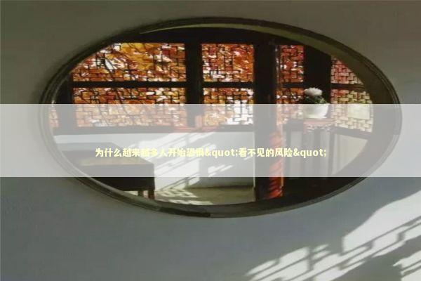 为什么越来越多人开始恐惧"看不见的风险" IT技术