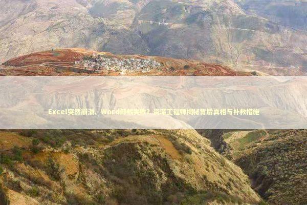 Excel突然崩溃、Word卸载失败？资深工程师揭秘背后真相与补救措施 IT技术